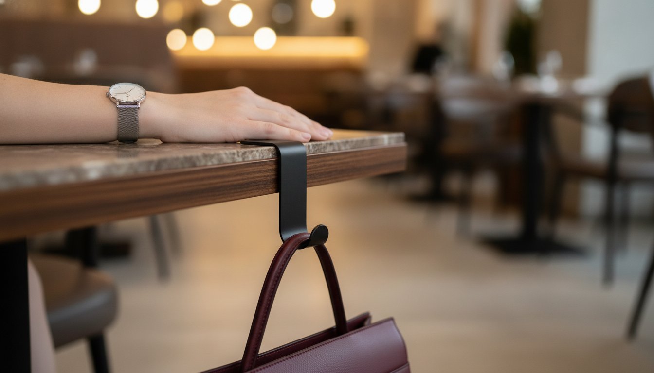 Kleiner Taschenhalter: Warum dieses Accessoire 2026 in jede Handtasche gehört