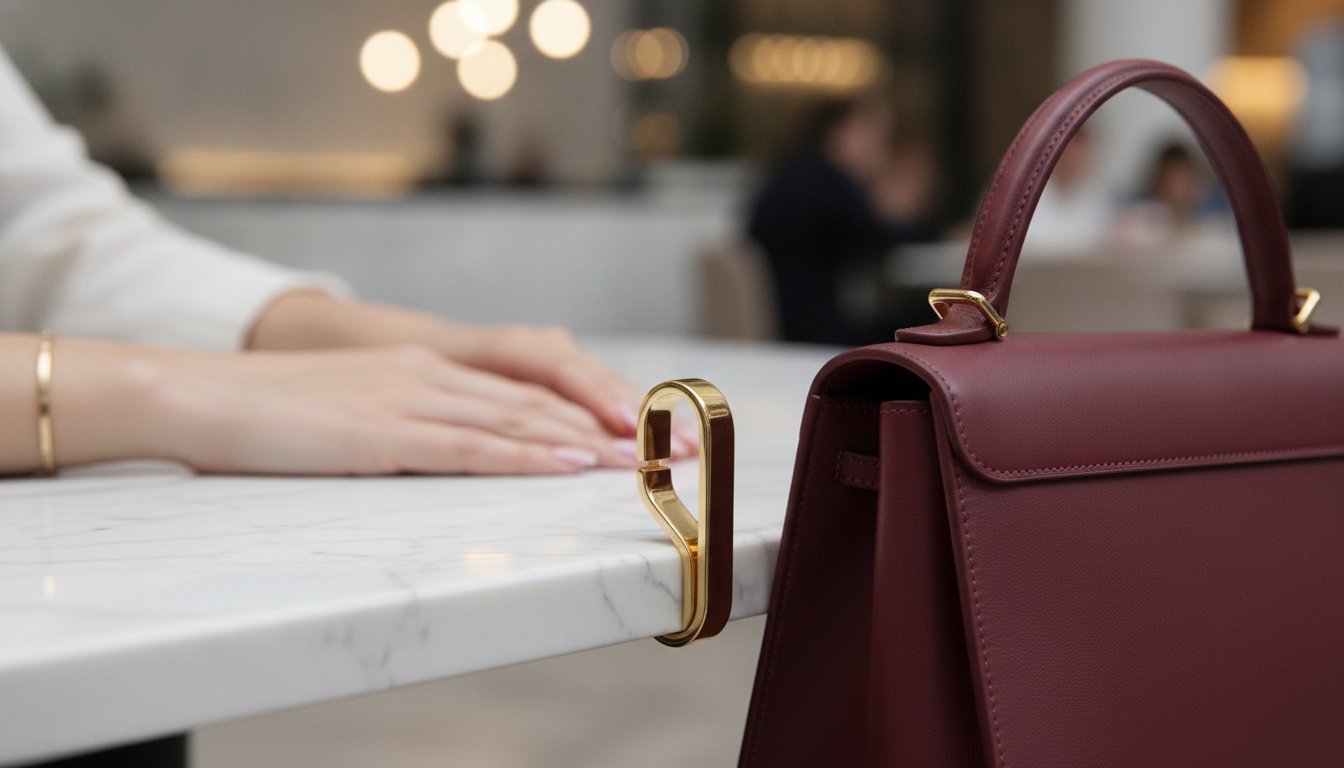 Handtaschenhalter stilvoll: Das Must-have Accessoire für jede Tasche