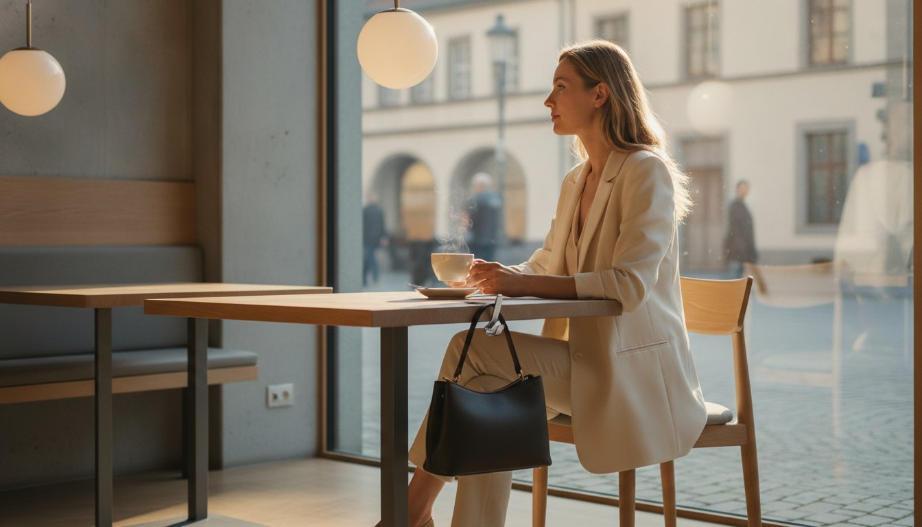 Handtasche vor Diebstahl sichern im Café: Stilvolle Tipps für 2026