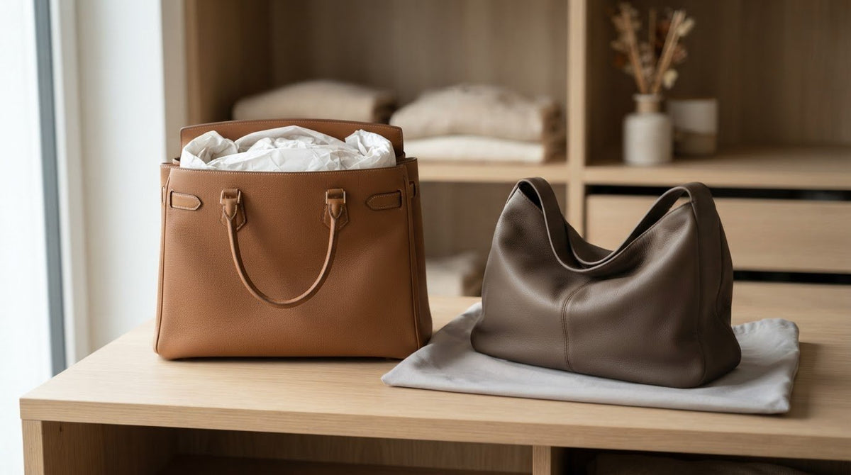 So bewahren Sie die Würde Ihrer Handtasche und ihre Form