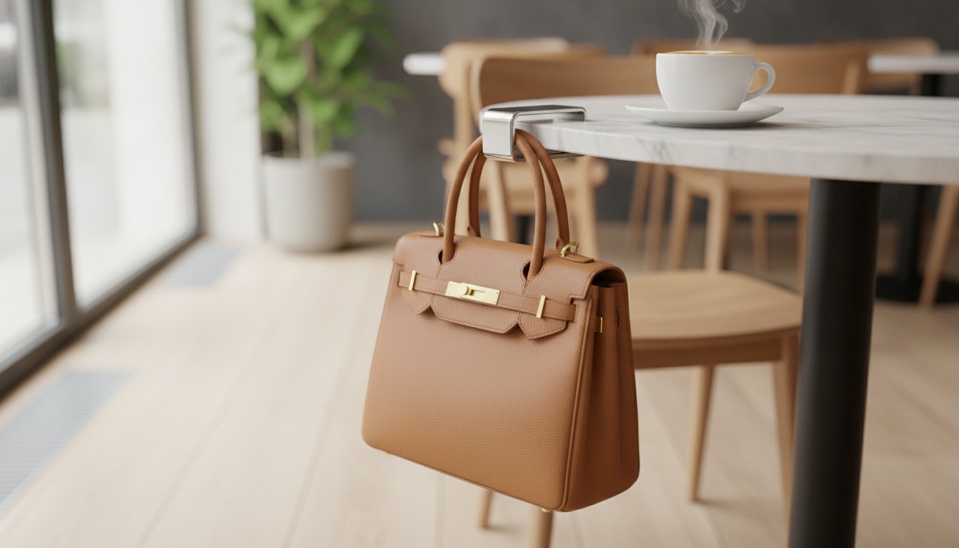 Taschenhalter klappbar: Die elegante Lösung für saubere Handtaschen