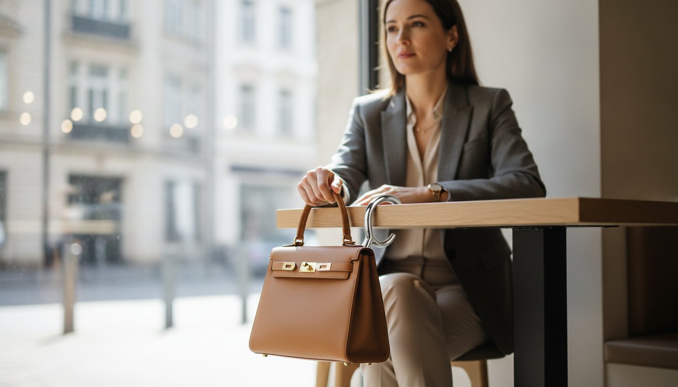 Handtasche sicher abstellen: Praktisches Zubehör & Tipps gegen Diebstahl 2026