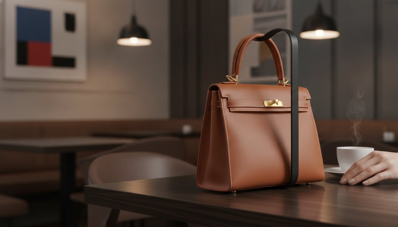 Taschenhalter vs. Taschenhaken: Wo liegt der Unterschied für deine Handtasche?