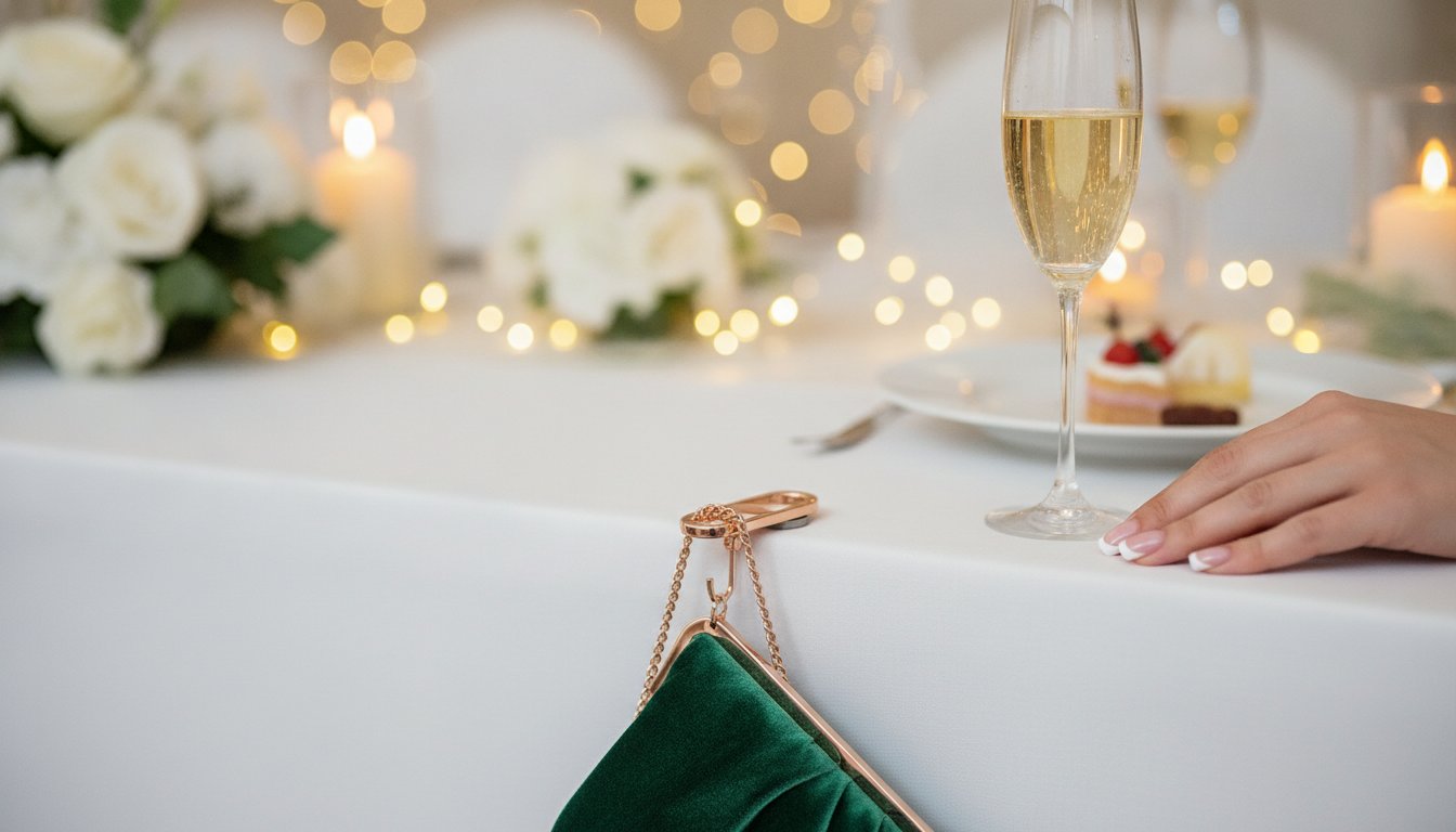 Taschenhalter für Hochzeit: Warum dieses Accessoire 2026 unverzichtbar ist