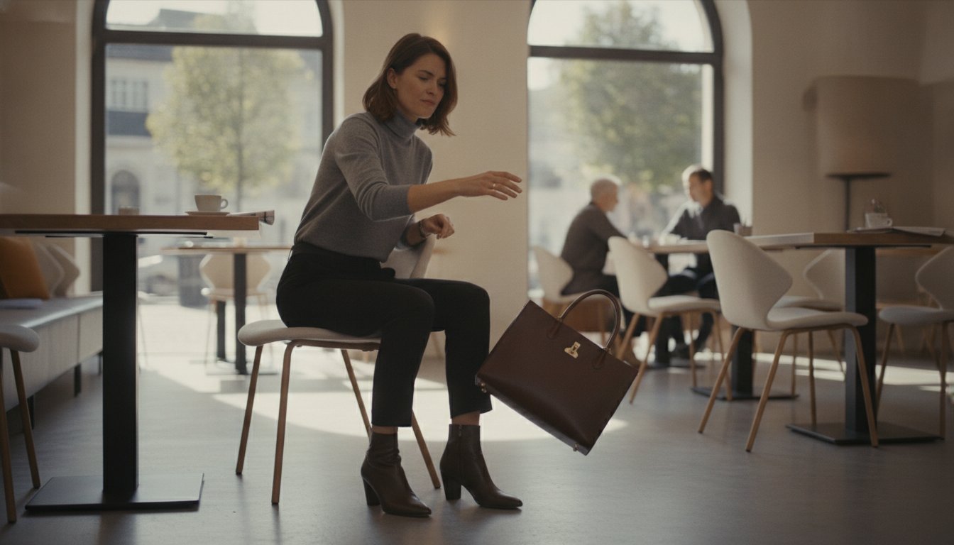 Handtasche fällt vom Stuhl: Warum das passiert und wie du es verhinderst