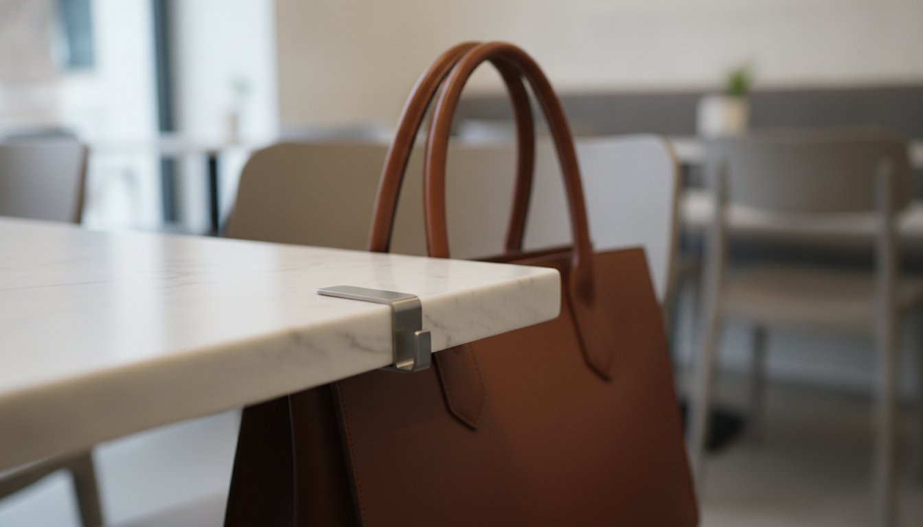 Faltbarer Taschenhalter: Die elegante Lösung für saubere Handtaschen 2026