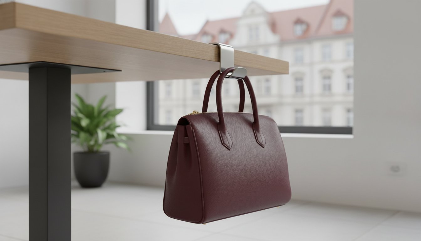 Faltbarer Taschenhalter für unterwegs: Stilvoller Schutz für deine Lieblingstasche