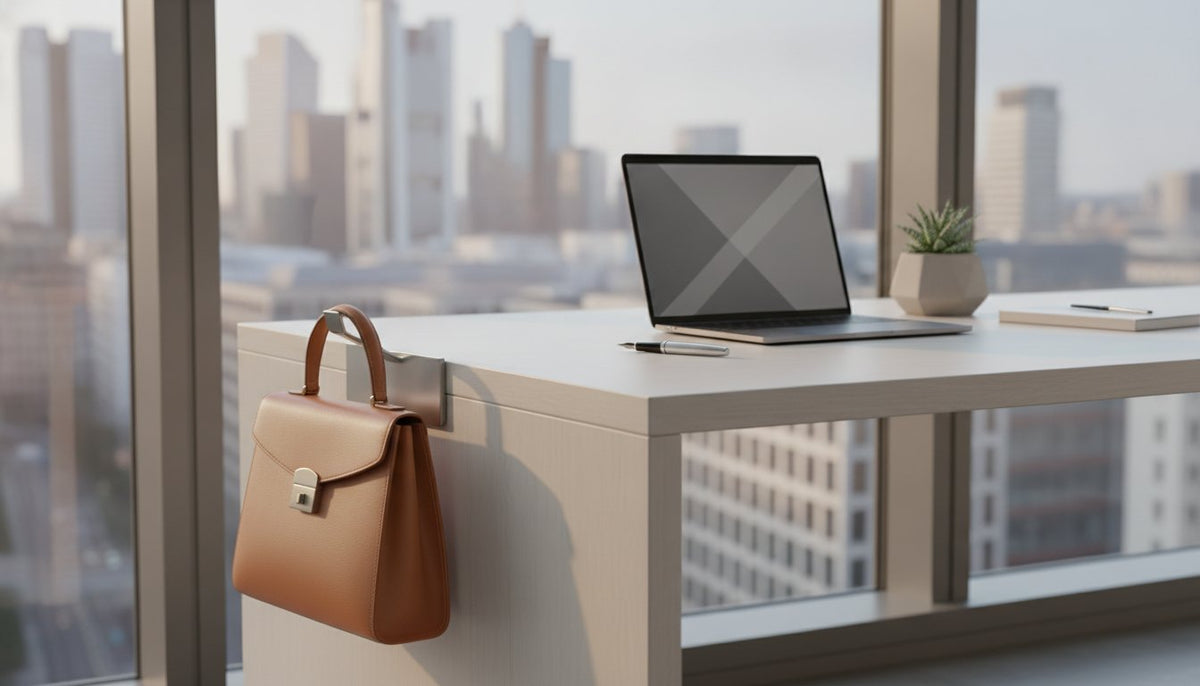 Handtasche am Schreibtisch organisieren: Tipps für Ordnung & Stil im Büro
