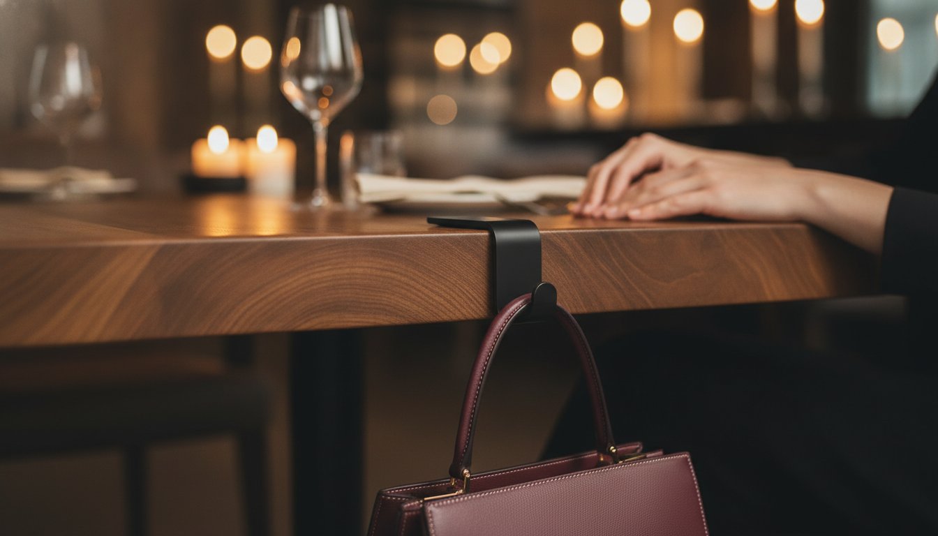 Taschenhalter für dicke Tischplatten: Sicherer Halt für jede Tafel