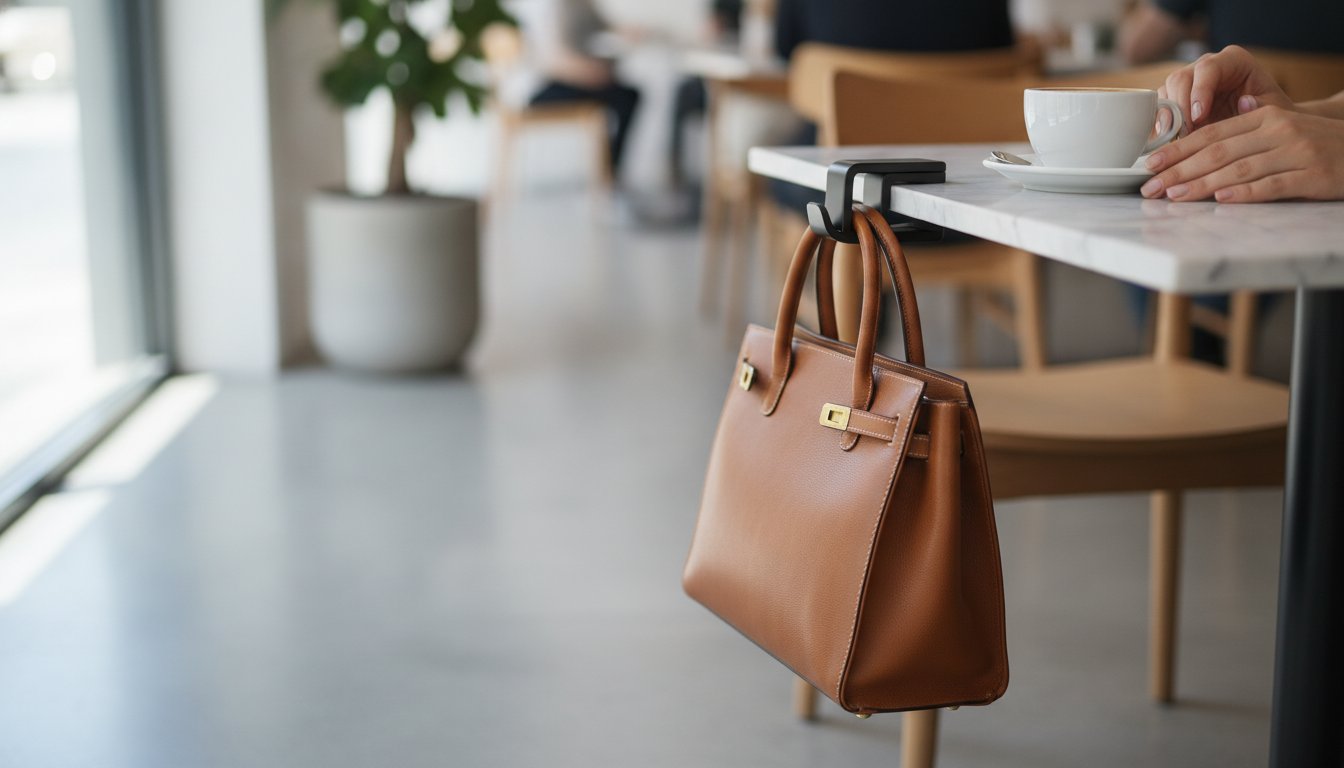 Taschenhalter klappbar: Der elegante Bodyguard für deine Handtasche
