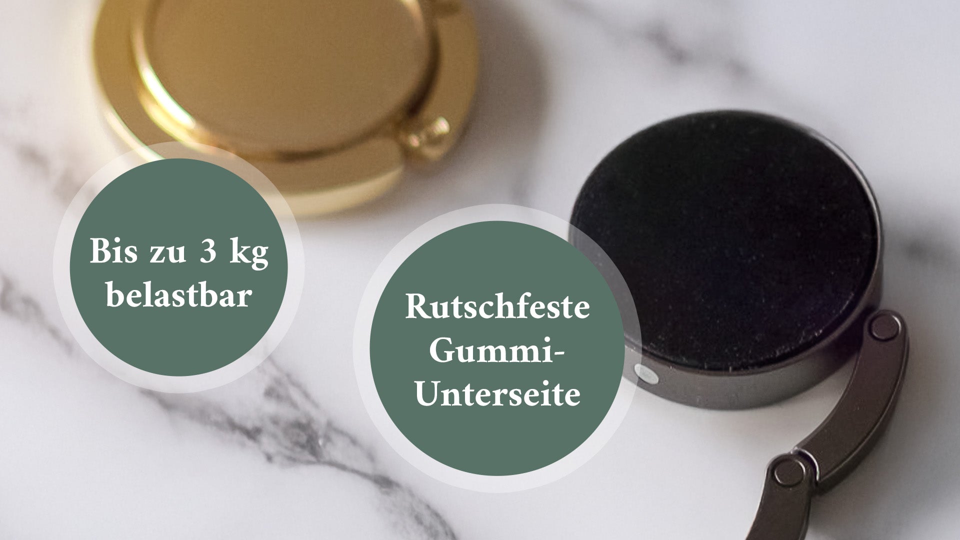 Taschenretter Rutschfeste Gummi Unterseite